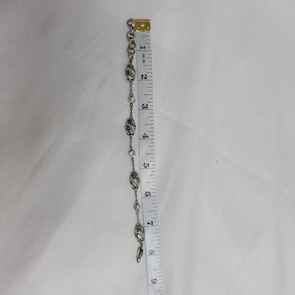 BRIGHTON silver plated bracelet design lobster claw clasp - Picture 6 of 6